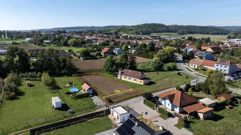 Prodej pozemku pro bydlení, Drásov, Všechovická, 1101 m2