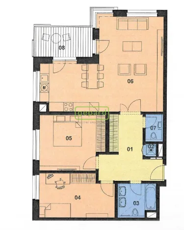 Prodej bytu 3+kk, Praha, Učňovská, 90 m2