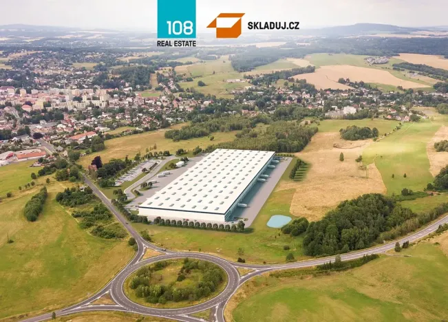Pronájem skladu, Rumburk, Bentelerova, 11000 m2