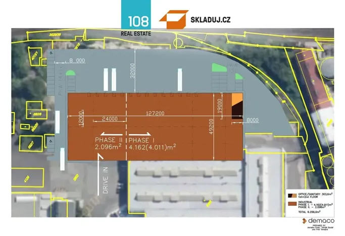 Pronájem skladu, Kolín, 6000 m2