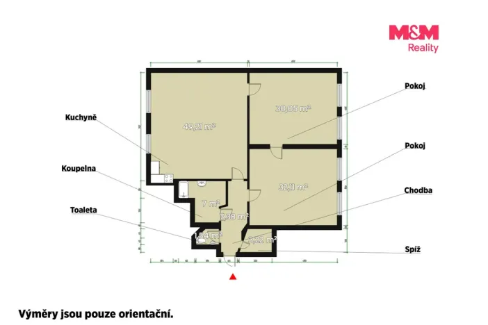 Pronájem bytu 3+kk, Plzeň, Goethova, 123 m2