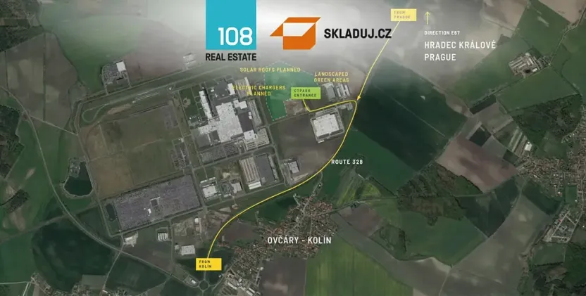 Pronájem skladu, Ovčáry, 27000 m2