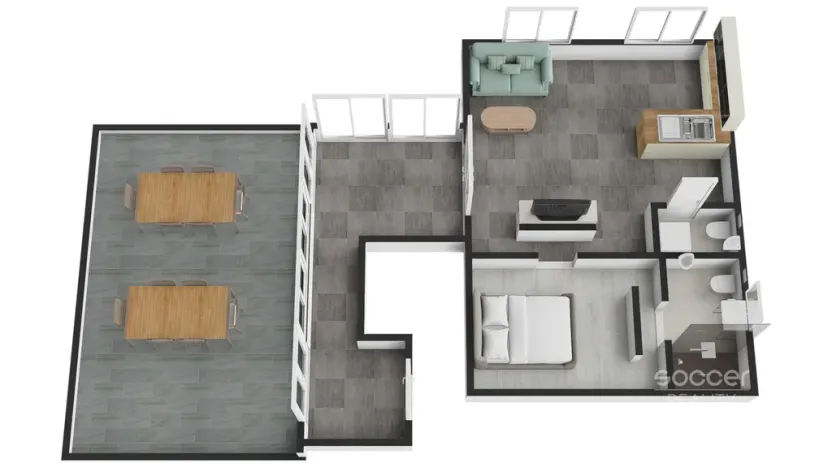 Pronájem bytu 2+kk, Vojkovice, 84 m2