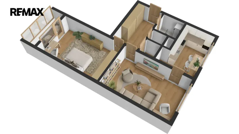 Prodej bytu 2+1, Hradec Králové - Moravské Předměstí, Sekaninova, 61 m2