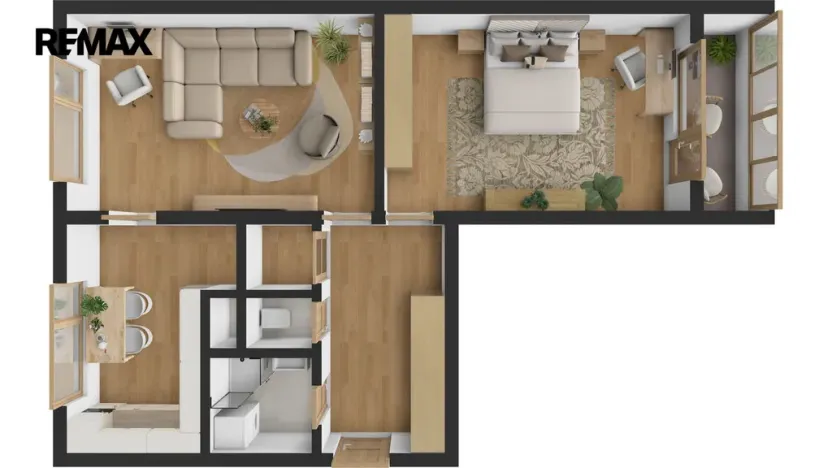 Prodej bytu 2+1, Hradec Králové - Moravské Předměstí, Sekaninova, 61 m2