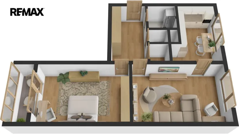 Prodej bytu 2+1, Hradec Králové - Moravské Předměstí, Sekaninova, 61 m2