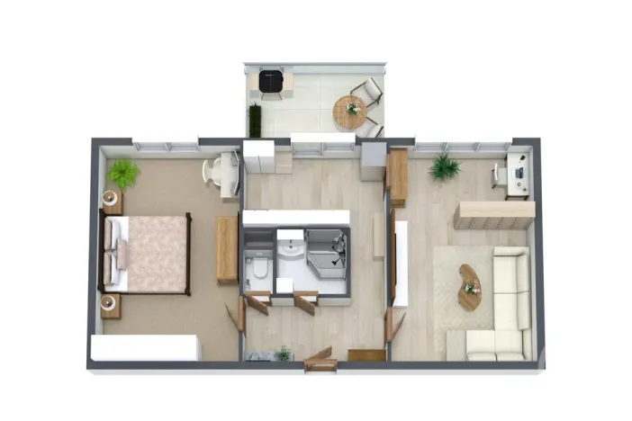 Prodej bytu 2+1, Ostrava - Poruba, Liptaňské náměstí, 54 m2