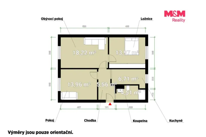 Prodej bytu 3+1, Klatovy - Klatovy III, Pod Hůrkou, 63 m2