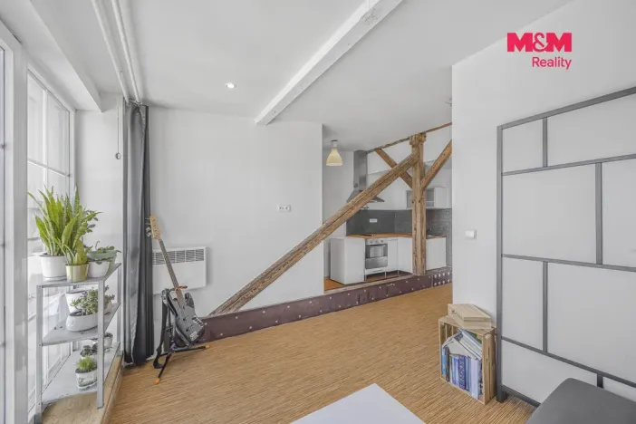 Pronájem bytu 1+kk, Praha - Libeň, Nad Kolčavkou, 28 m2