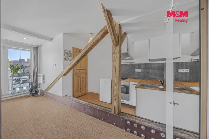 Pronájem bytu 1+kk, Praha - Libeň, Nad Kolčavkou, 28 m2