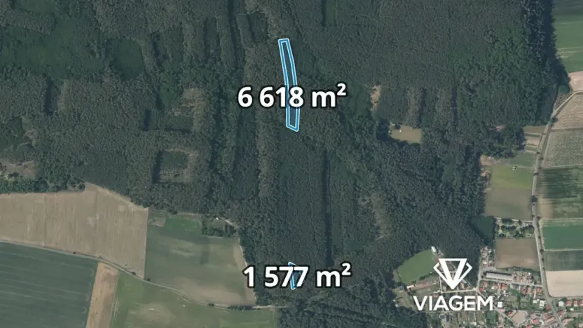 Prodej podílu lesa, Libotenice, 2048 m2
