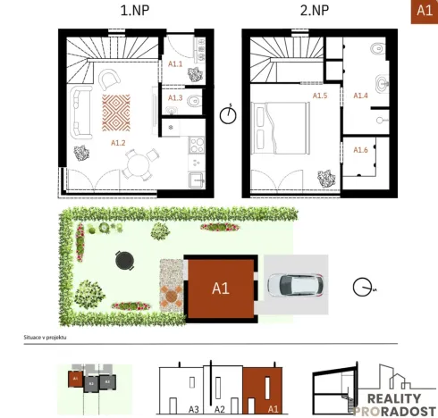 Prodej rodinného domu, Pardubice, Východní, 55 m2