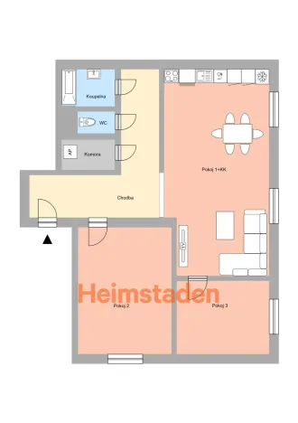Pronájem bytu 3+kk, Havířov - Město, Hlavní třída, 82 m2