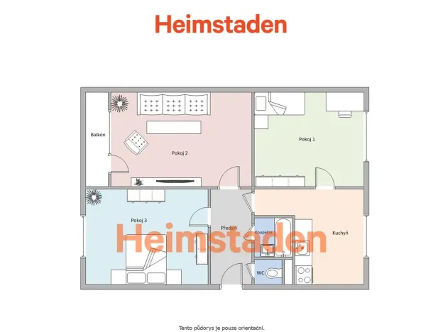 Pronájem bytu 3+1, Havířov - Město, Sukova, 70 m2
