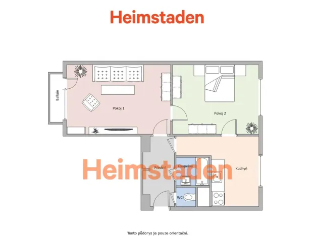 Pronájem bytu 2+1, Havířov - Město, Dlouhá třída, 53 m2
