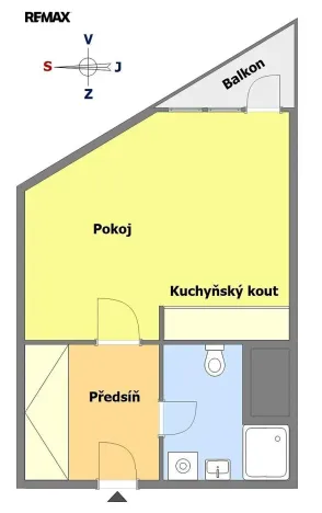 Pronájem bytu 1+kk, Praha - Libeň, Drahobejlova, 33 m2