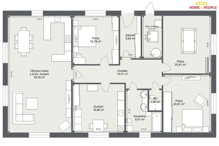 Prodej rodinného domu, Břežany II, 172 m2