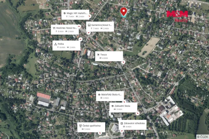 Prodej pozemku pro bydlení, Kamenice, Na Výsluní, 996 m2