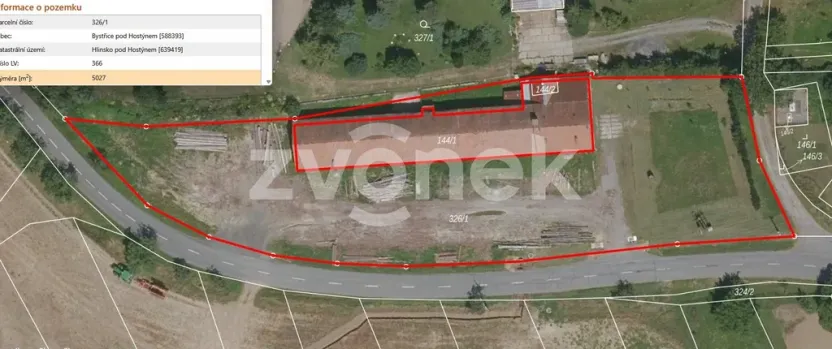Prodej zemědělského objektu, Bystřice pod Hostýnem - Hlinsko pod Hostýnem, 1600 m2