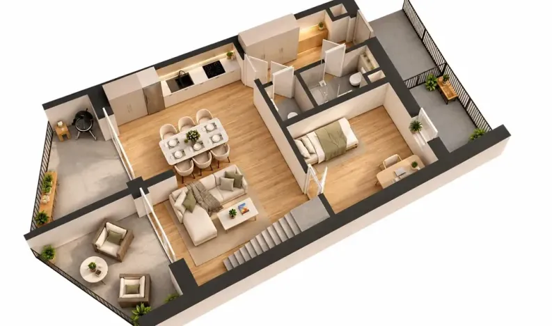 Prodej bytu 4+kk, Praha - Chodov, Valentova, 91 m2