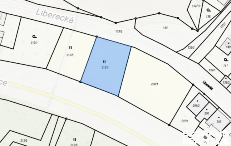 Prodej pozemku pro bydlení, Česká Lípa - Stará Lípa, 858 m2