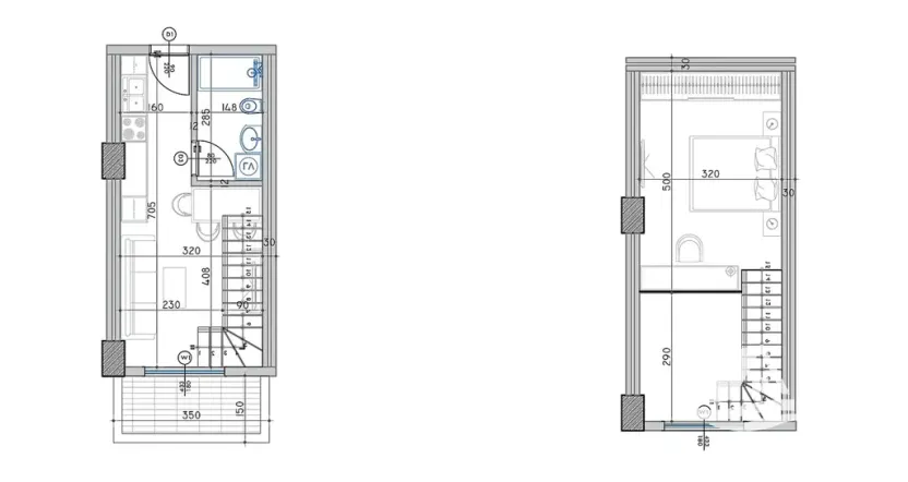 Prodej bytu 2+kk, Qerret, Albánie, 44 m2