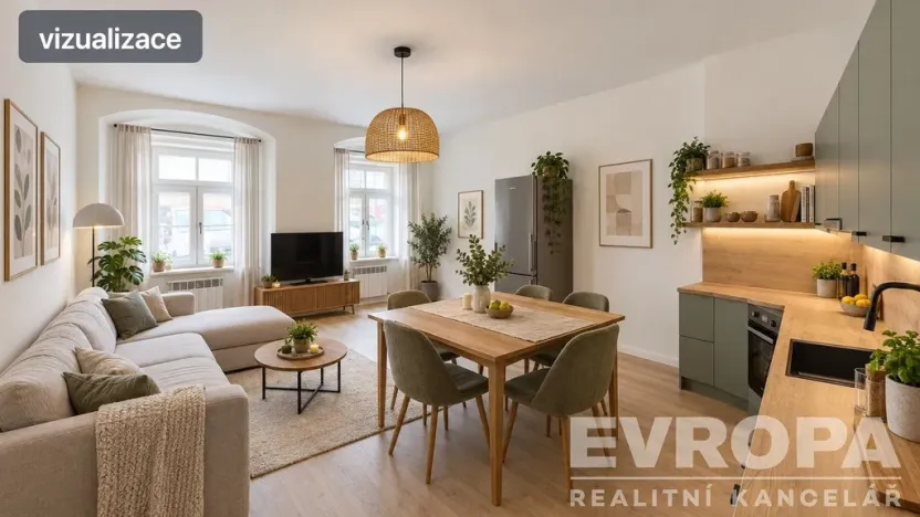 Prodej bytu 2+kk, Jihlava, Husova, 43 m2