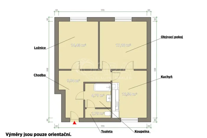 Pronájem bytu 2+1, Strakonice - Strakonice I, Mikoláše Alše, 63 m2