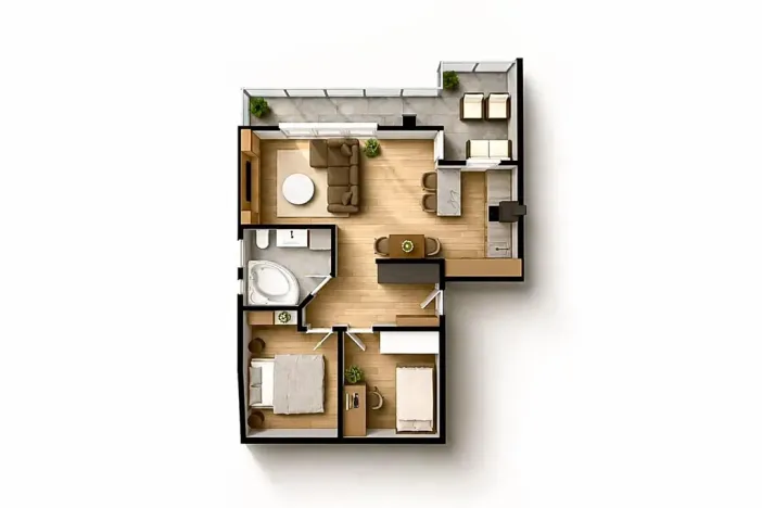 Prodej bytu 3+kk, Bošovice, Vyhlídka, 84 m2