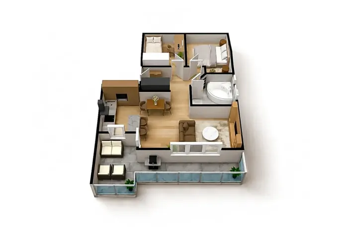 Prodej bytu 3+kk, Bošovice, Vyhlídka, 84 m2
