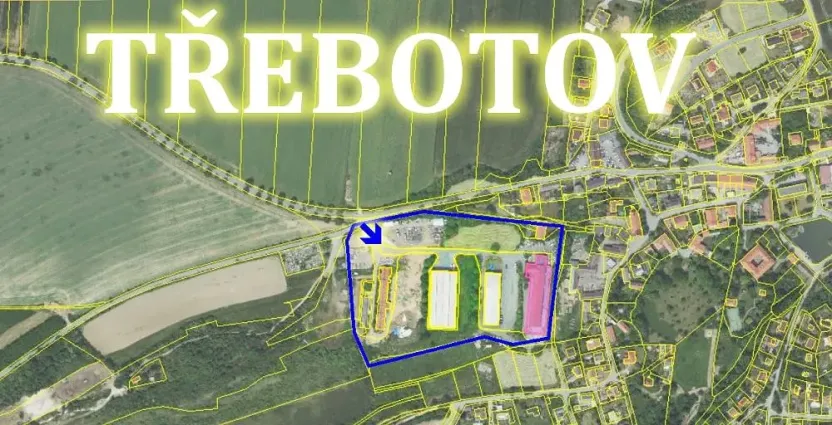 Pronájem skladu, Třebotov, Pod Vsí, 350 m2