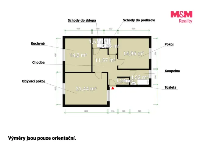 Prodej rodinného domu, Dobřany, Plzeňská, 72 m2