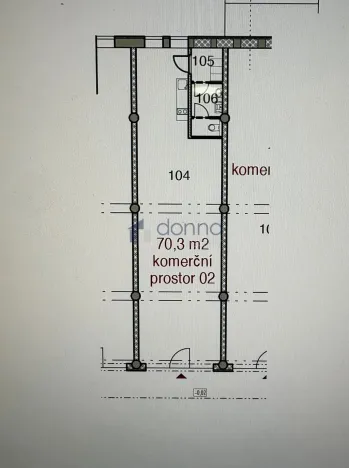 Pronájem obchodního prostoru, Praha, Mochovská, 70 m2