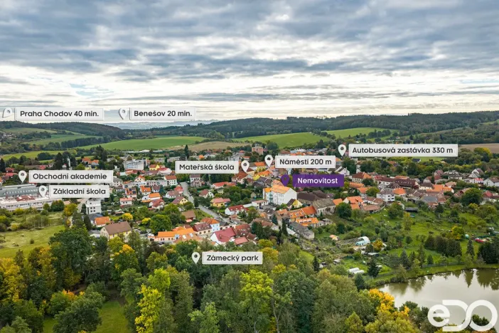 Prodej bytu 2+kk, Neveklov, Pod Radnicí, 56 m2