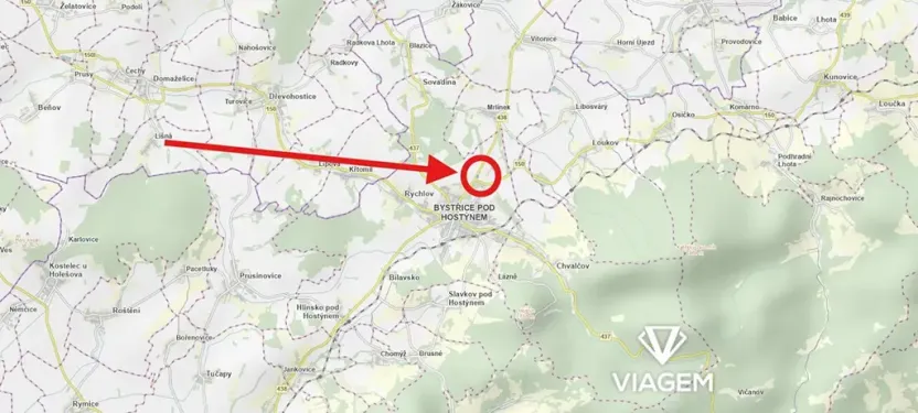 Prodej zahrady, Březůvky, 371 m2