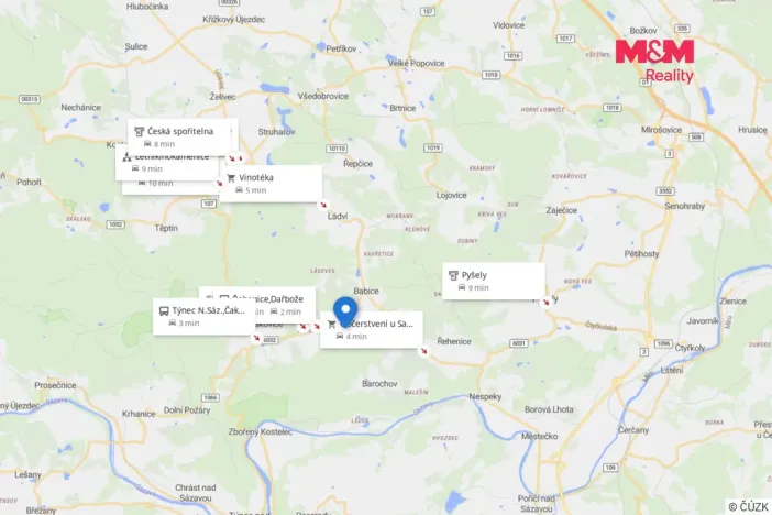 Prodej pozemku pro bydlení, Řehenice, 6409 m2