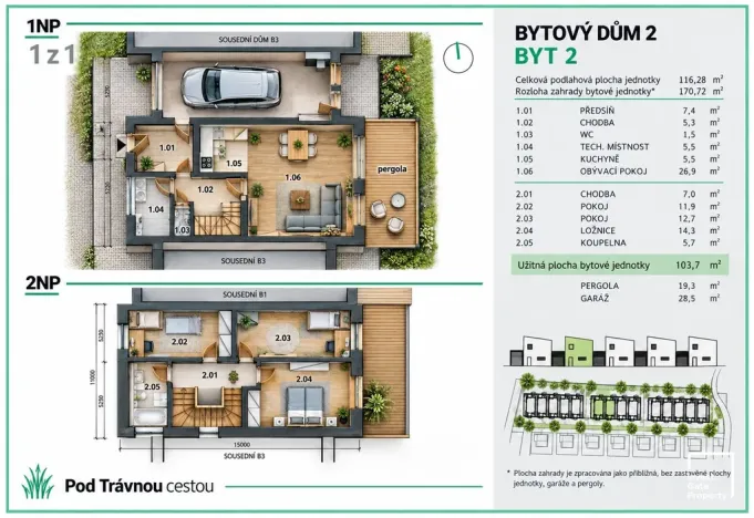 Prodej rodinného domu, Nymburk, Josefa Jaškeho, 104 m2