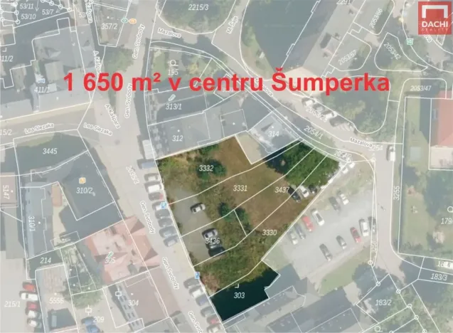 Prodej pozemku pro bydlení, Šumperk, 1650 m2