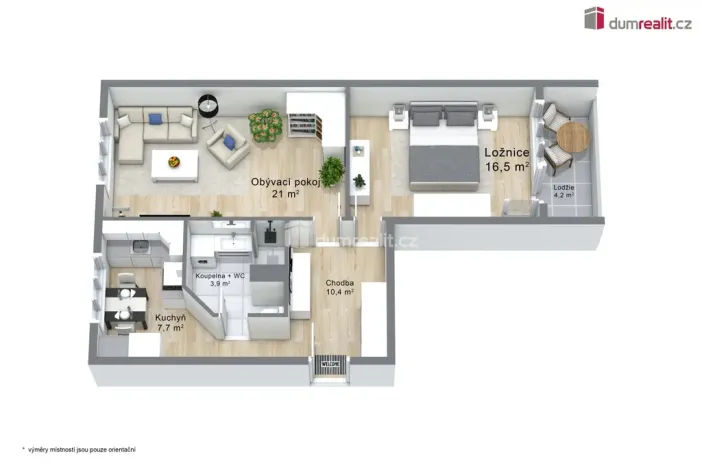 Prodej bytu 2+1, Jáchymov, třída Dukelských hrdinů, 64 m2