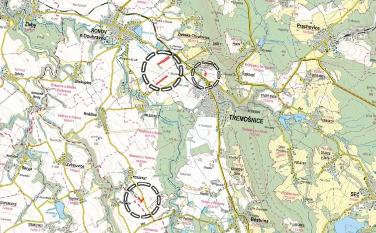 Prodej pole, Ronov nad Doubravou, 31356 m2
