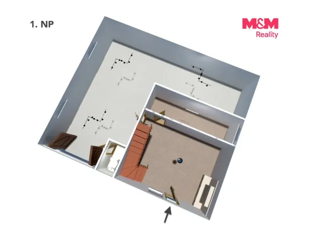 Pronájem rodinného domu, Šestajovice, Ve Skalkách, 125 m2