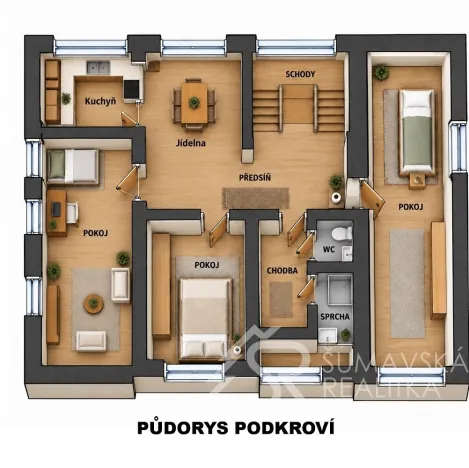 Prodej rodinného domu, Kašperské Hory, Vimperská, 202 m2
