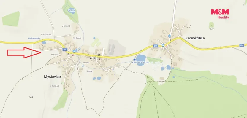 Prodej pozemku pro bydlení, Myslovice, 928 m2