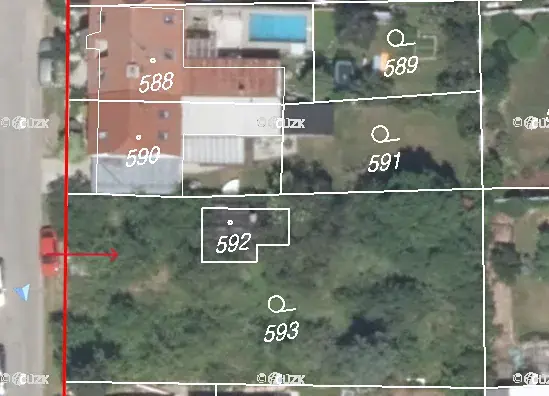 Prodej pozemku pro bydlení, Praha - Dubeč, Martinova, 735 m2