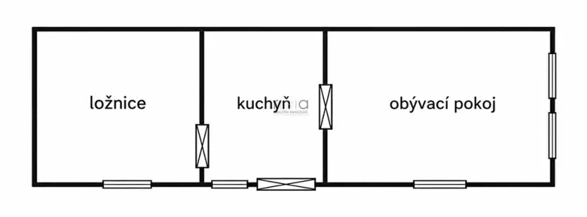 Prodej rodinného domu, Černé Voděrady, 60 m2