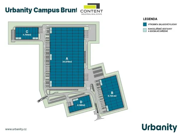 Pronájem výrobních prostor, Bruntál, Opavská, 3295 m2