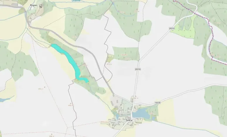 Dražba pozemku, Prostiboř, 26187 m2