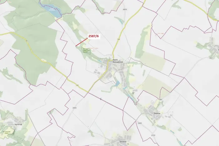 Dražba lesa, Horní Dunajovice, 237 m2