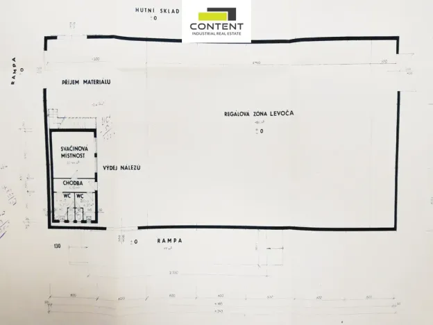 Pronájem výrobních prostor, Nýřany, Šůlova, 1500 m2