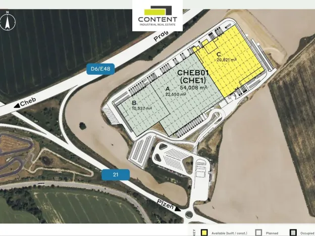 Pronájem výrobních prostor, Odrava - Obilná, 10000 m2